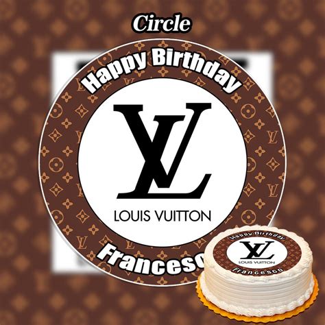 louis vuitton cupcake toppers|Louis Vuitton cake tops.